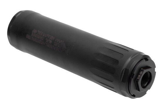 HUXWRX Ventum .30 cal suppressor with a black nitride finish